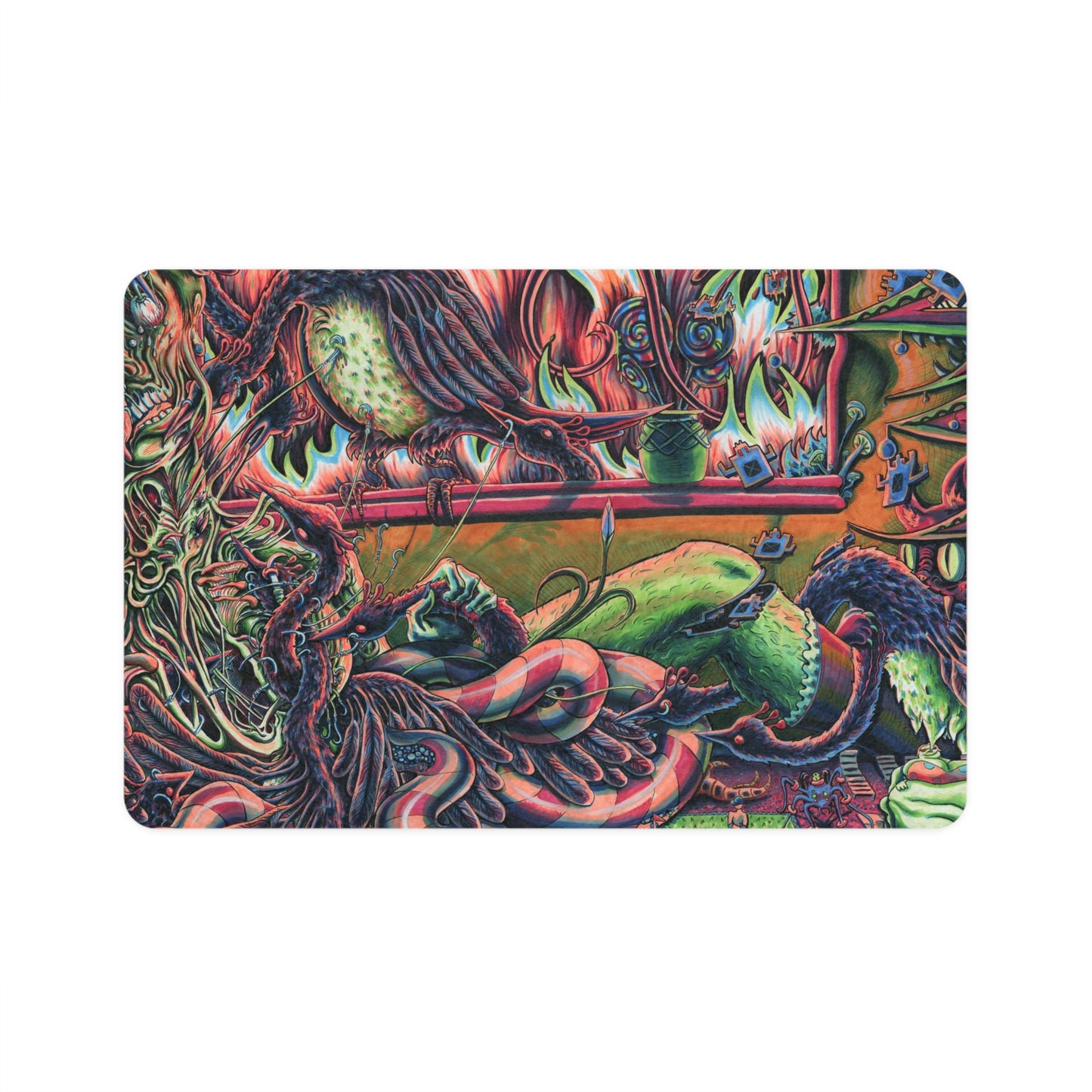 Pet Food Mat (12x18) - Early Bird