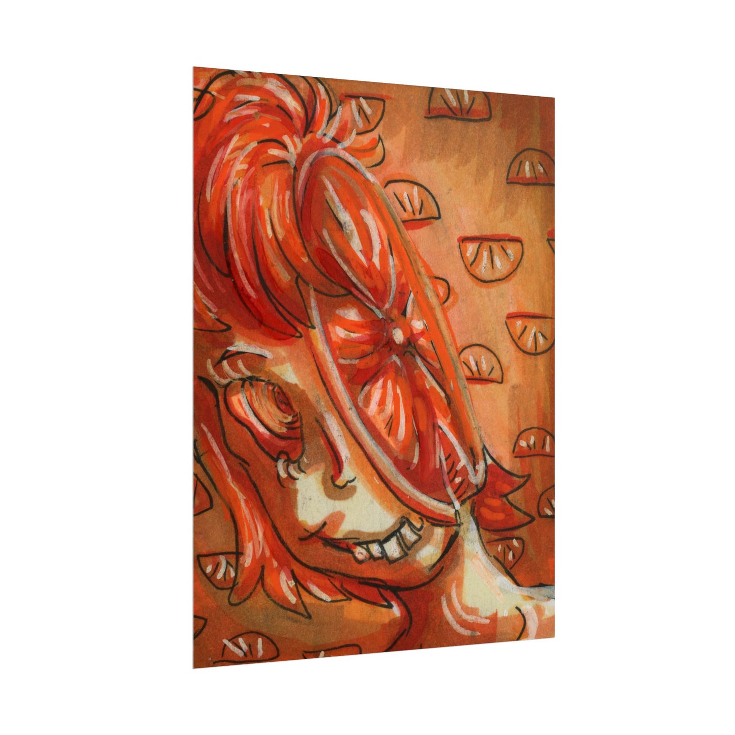 "Orange Brain" poster