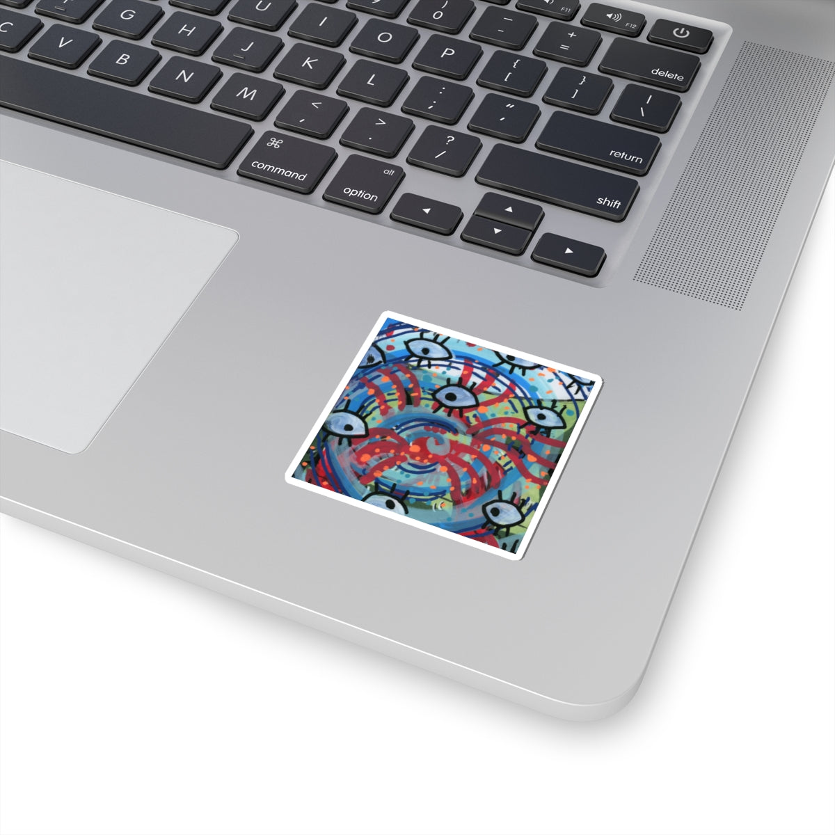 Eyeball Attack Kiss-Cut Sticker