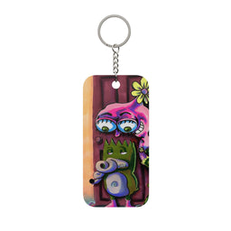 Nick and Penelope Double-Sided Keychain Charm
