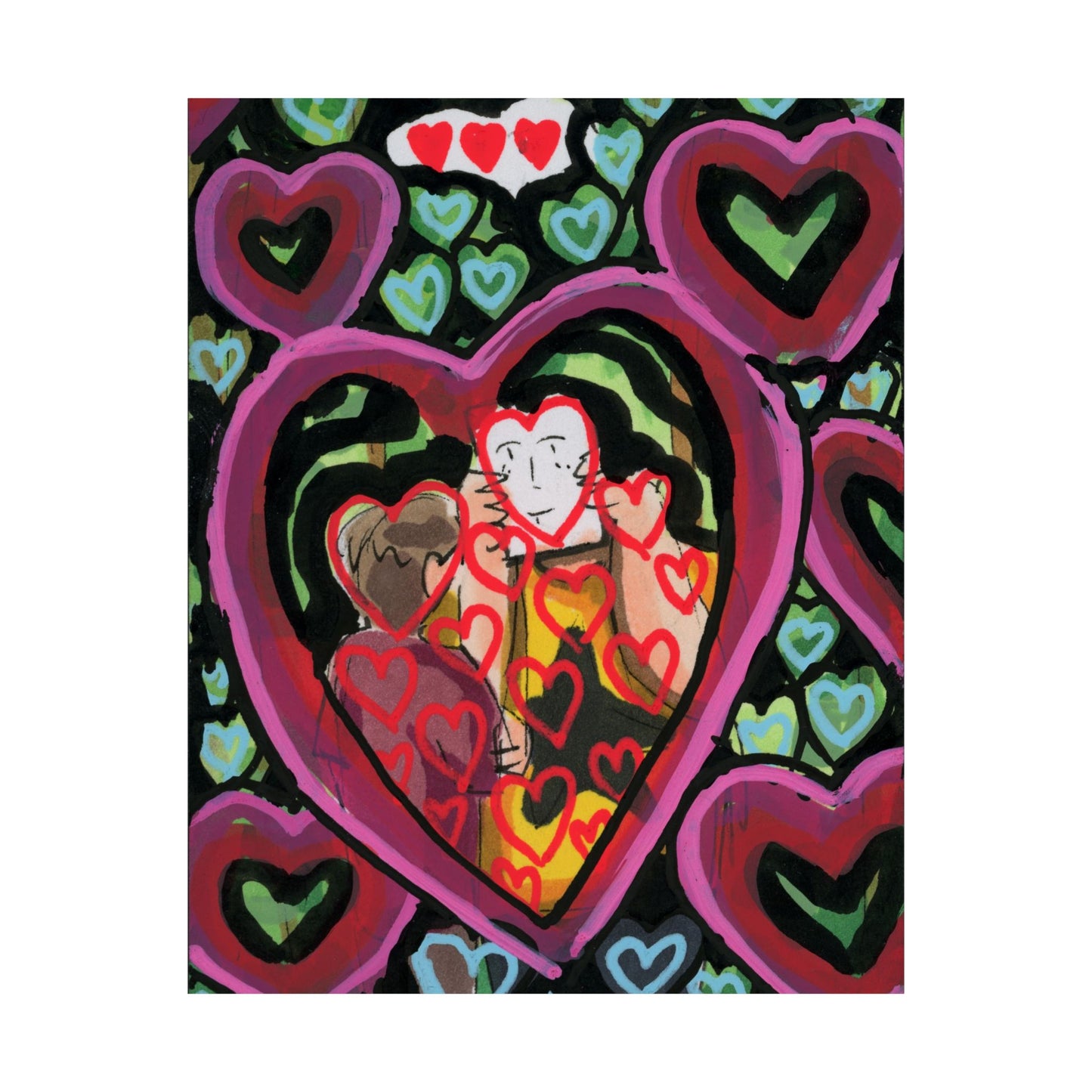 Toxic Love Matte Vertical Poster