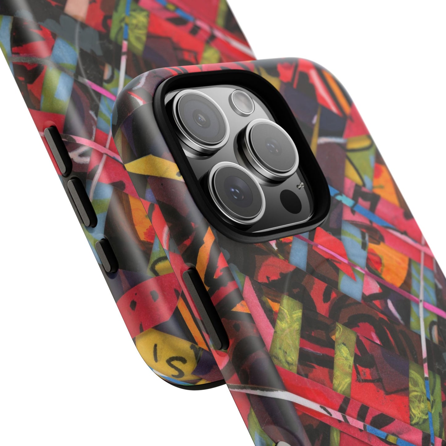 Abstracted Scraps Tough Magnetic Cases