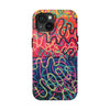 Colorful Squiggly Lines Tough Phone Cases