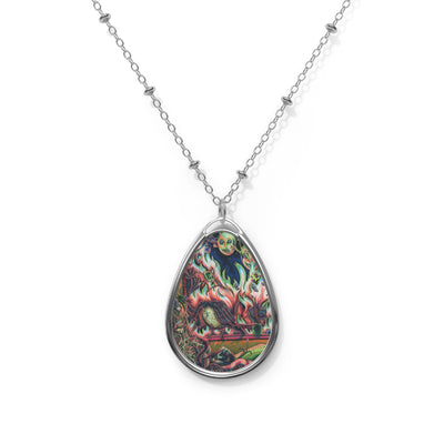 Oval Pendant Necklace - Early Bird