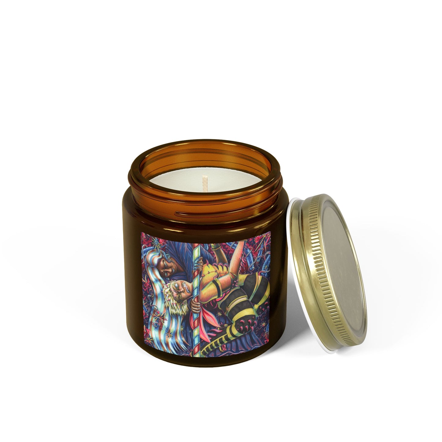 Coconut Apricot Wax Candle - Sister Duel