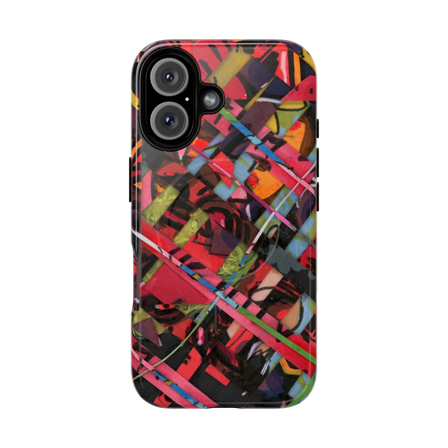 Abstracted Scraps Tough Magnetic Cases