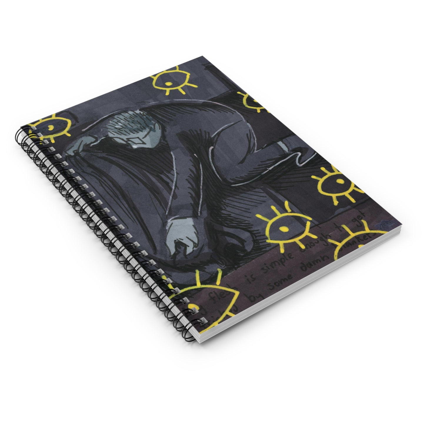 Bed Time Spiral Notebook - Ruled Line