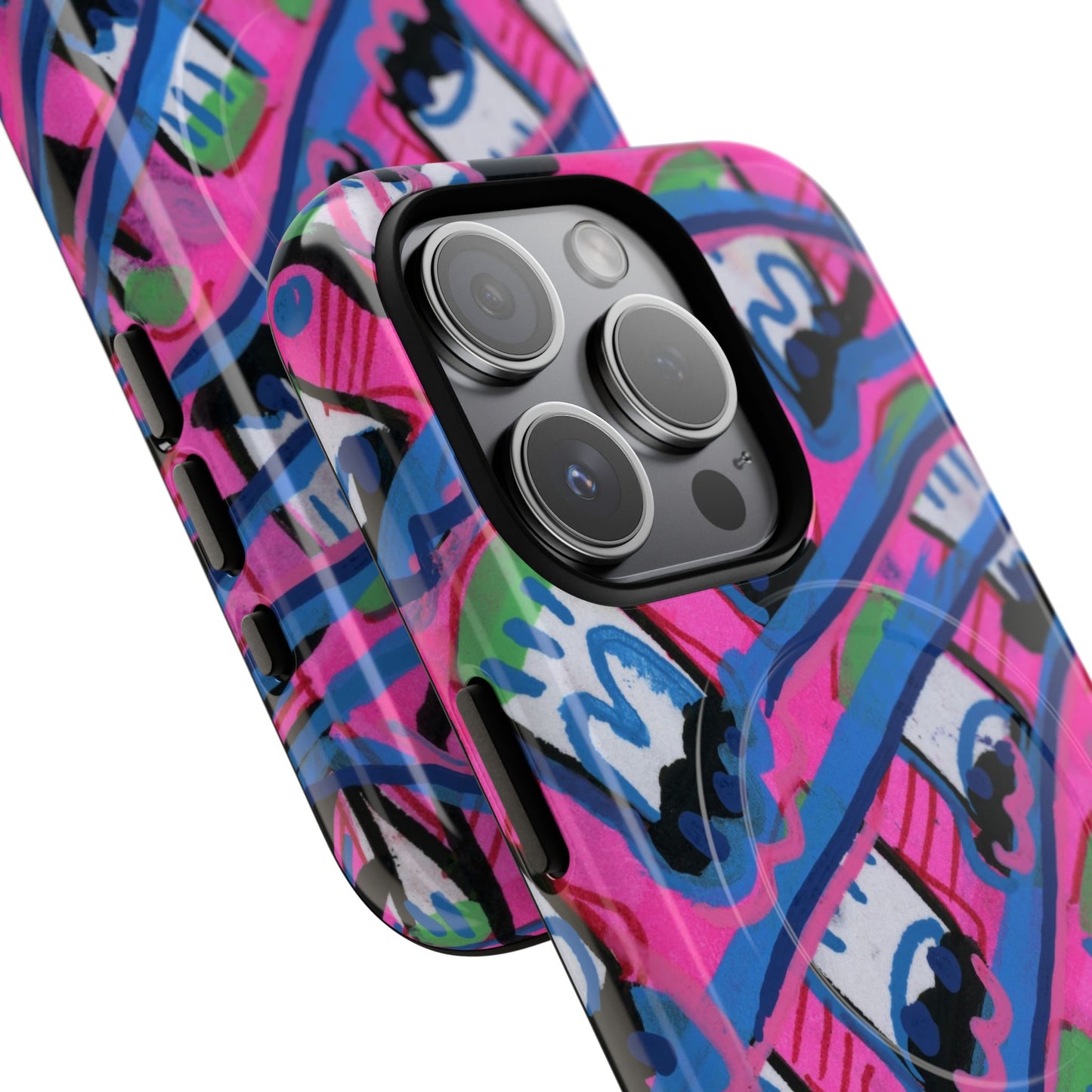 Pink Blast Tough Magnetic Case
