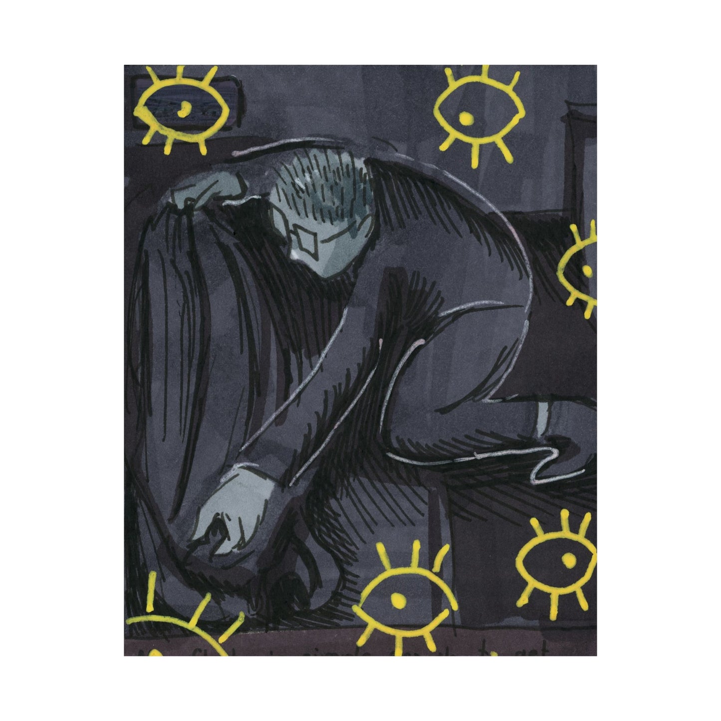 Bed Time Matte Vertical Poster