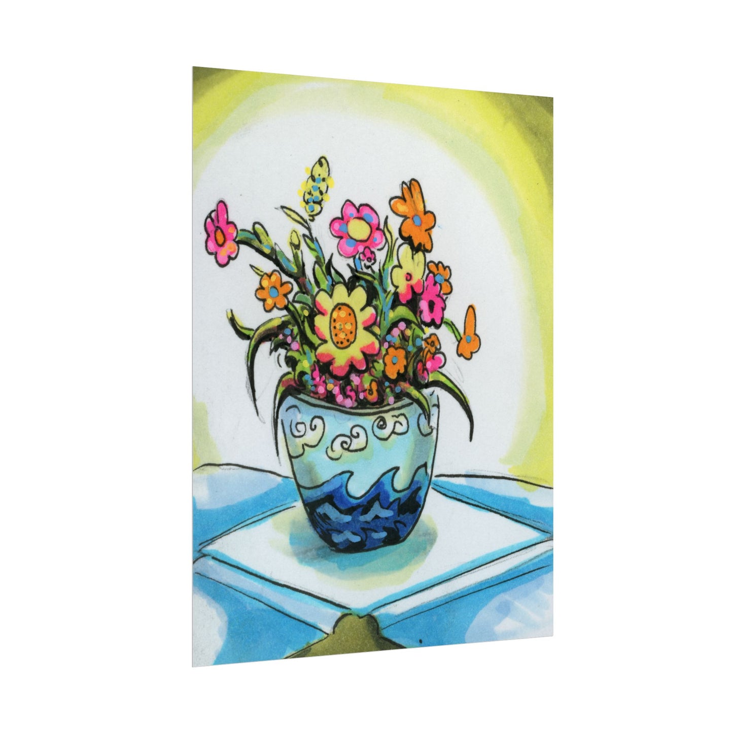 "Flower Vase" poster