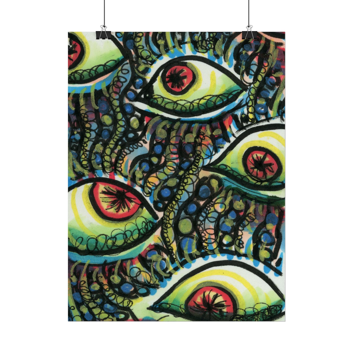 "Trippy Eyeball" poster