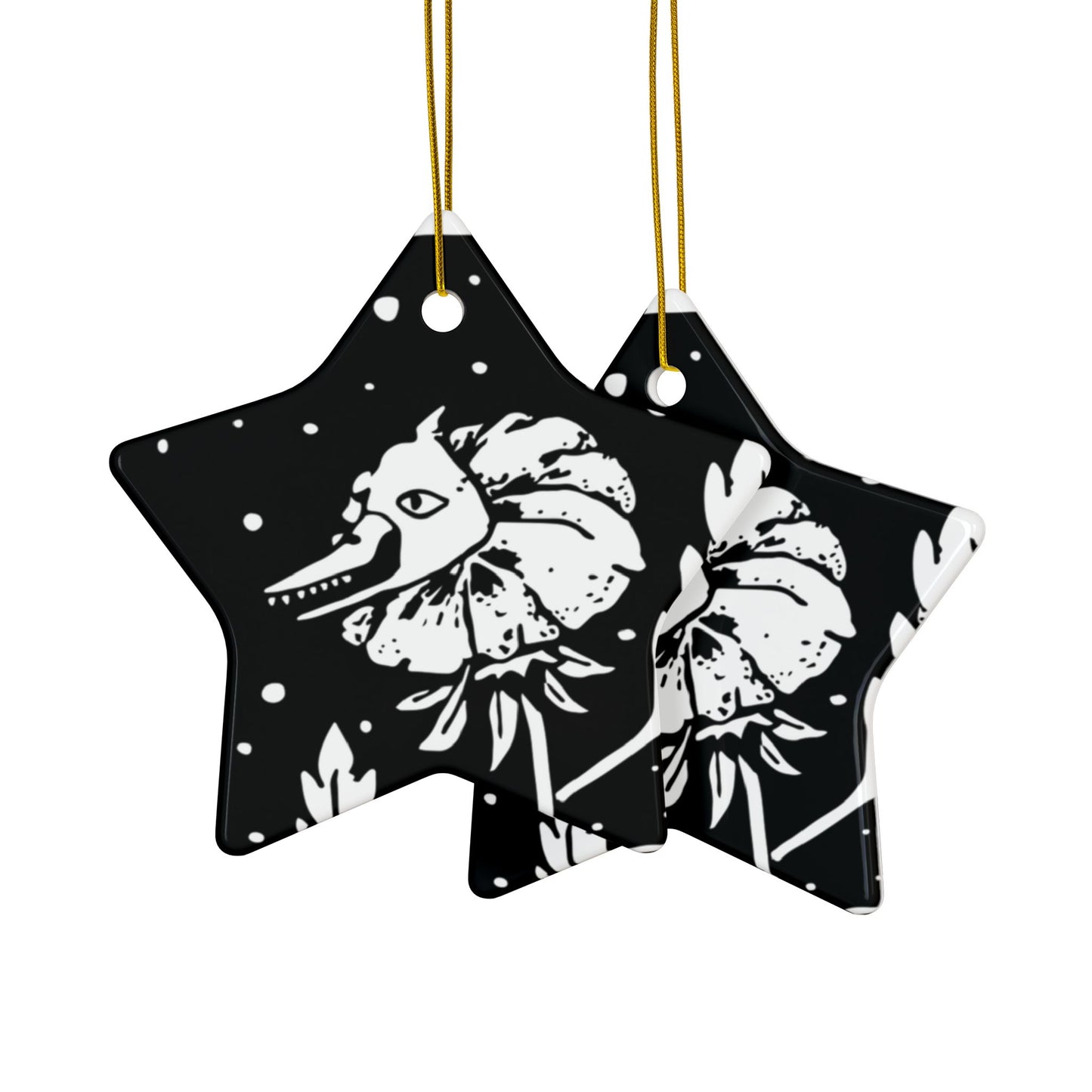 Ceramic Ornaments - Flower Cannibal