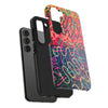 Colorful Squiggly Lines Tough Phone Cases