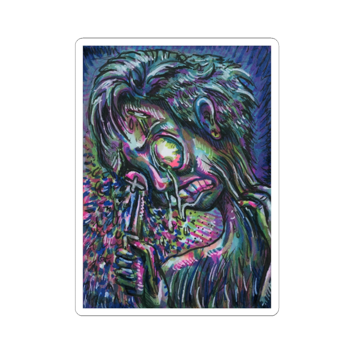 "Rage Incarnate" sticker