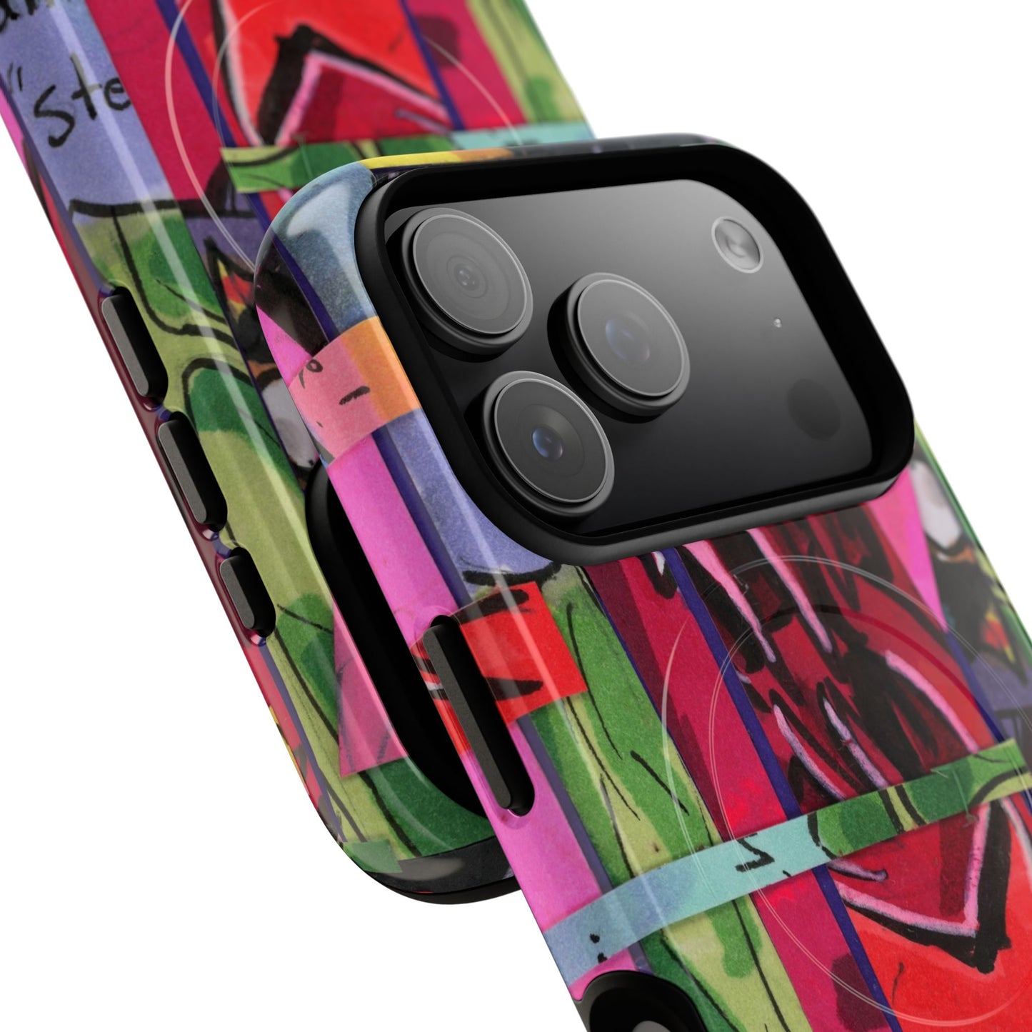 Abstracted Demon Tough Magnetic Cases