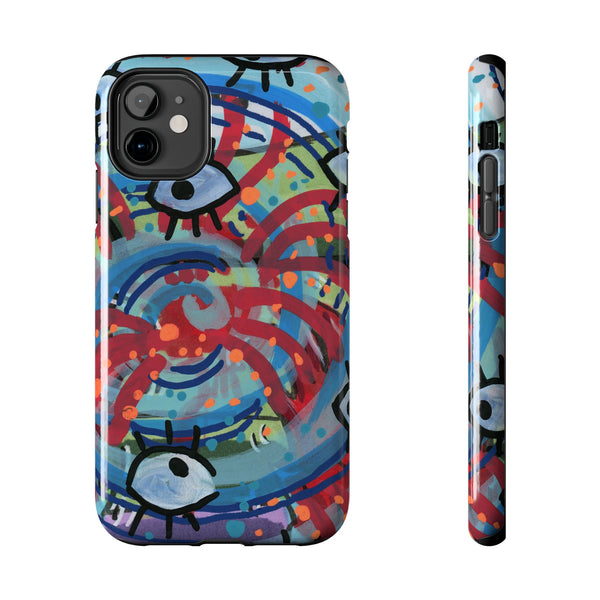 Eyeball Attack Tough Phone Cases