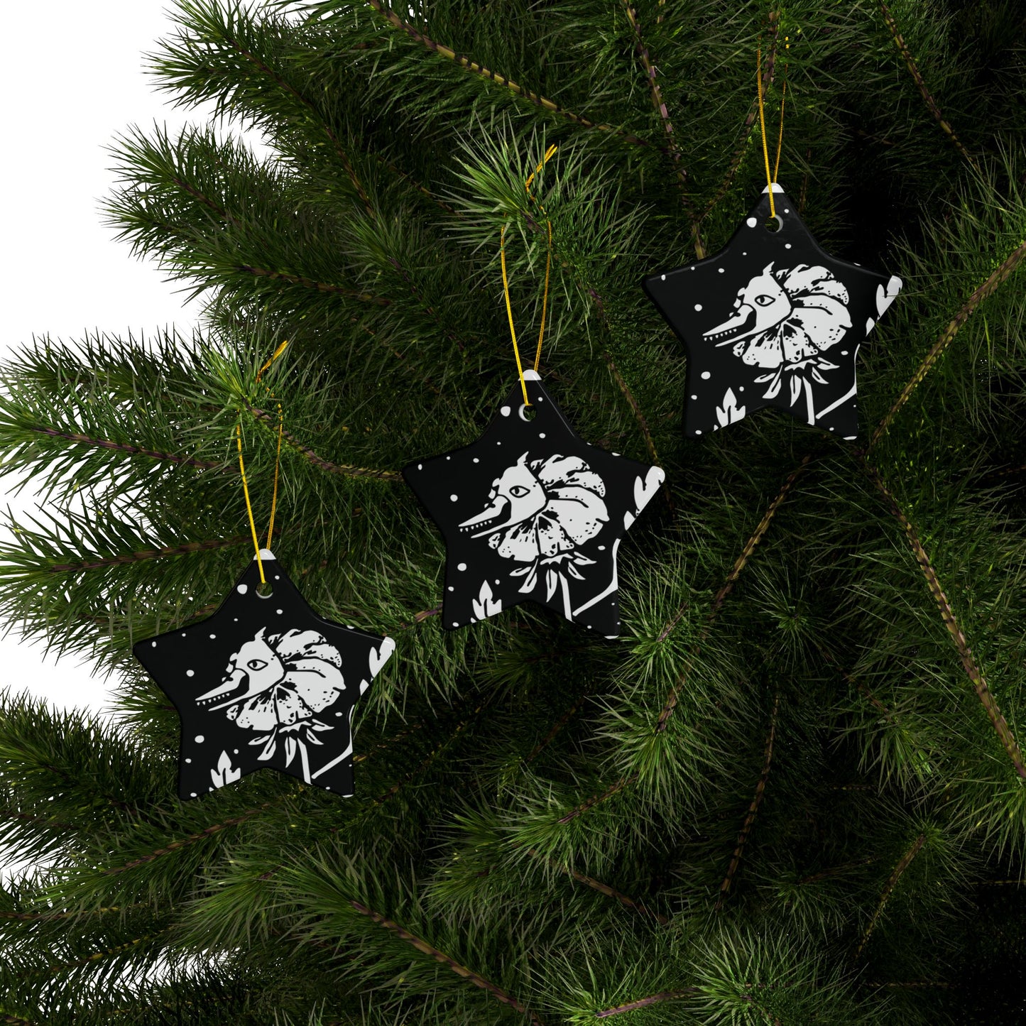 Ceramic Ornaments - Flower Cannibal