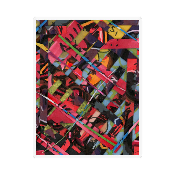 Abstracted Scraps Magnet