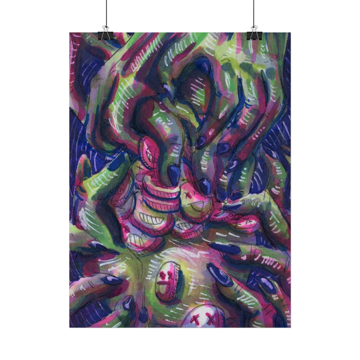 "Unclench my Fist" poster