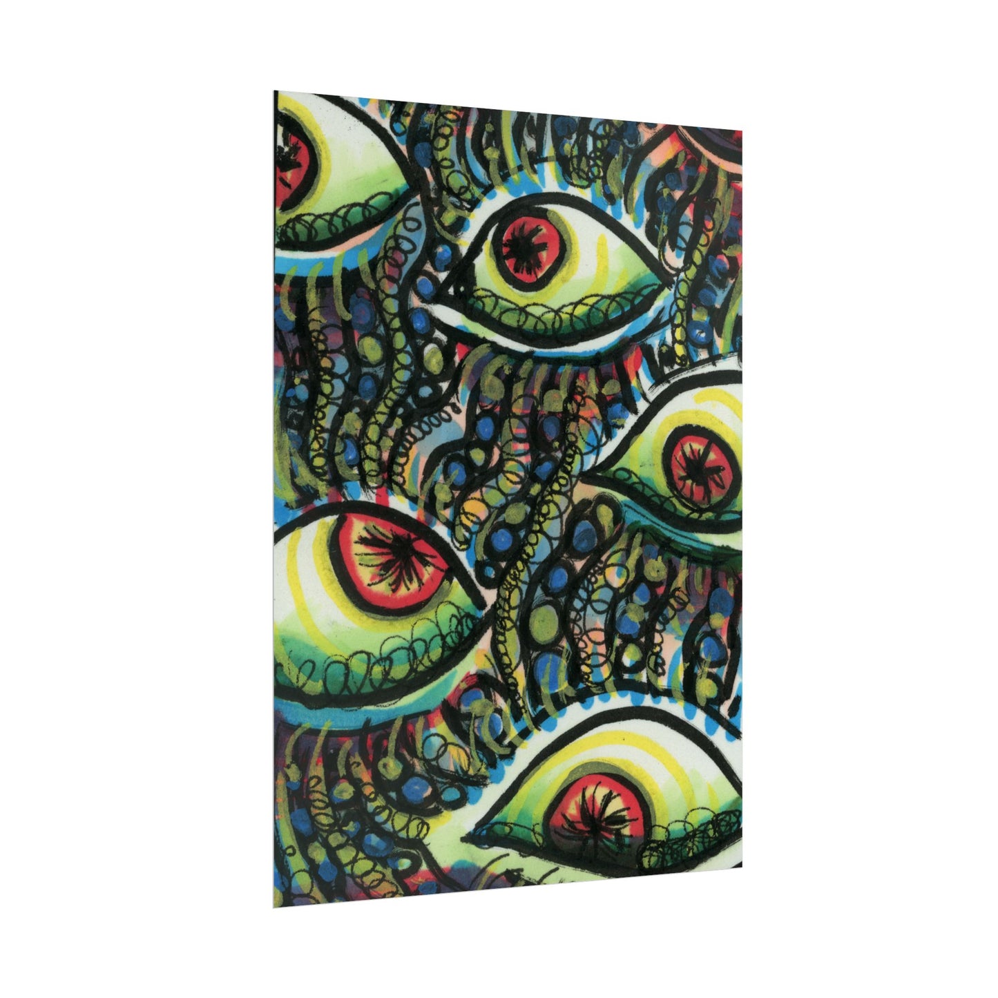 "Trippy Eyeball" poster
