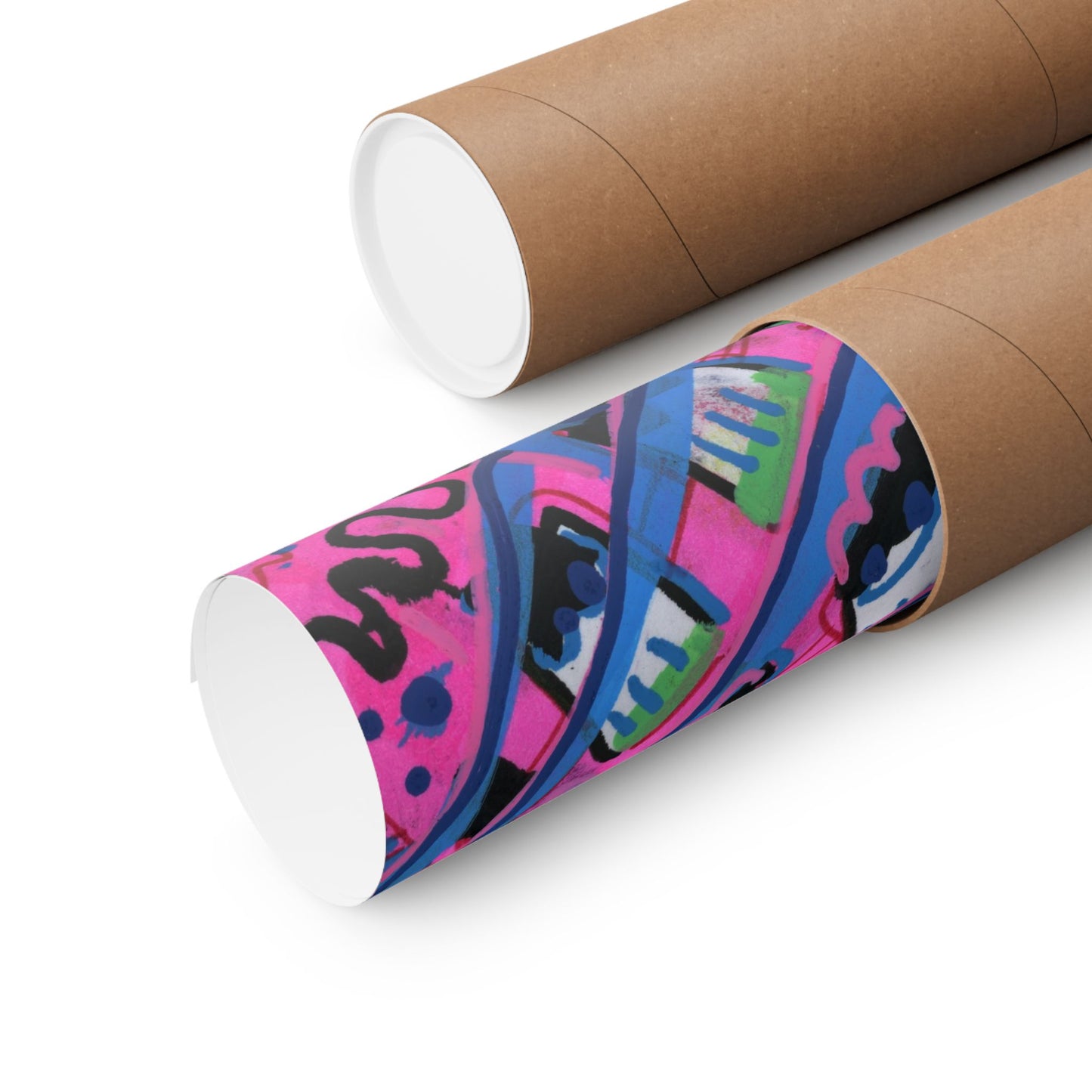 Pink Blast Matte Vertical Poster