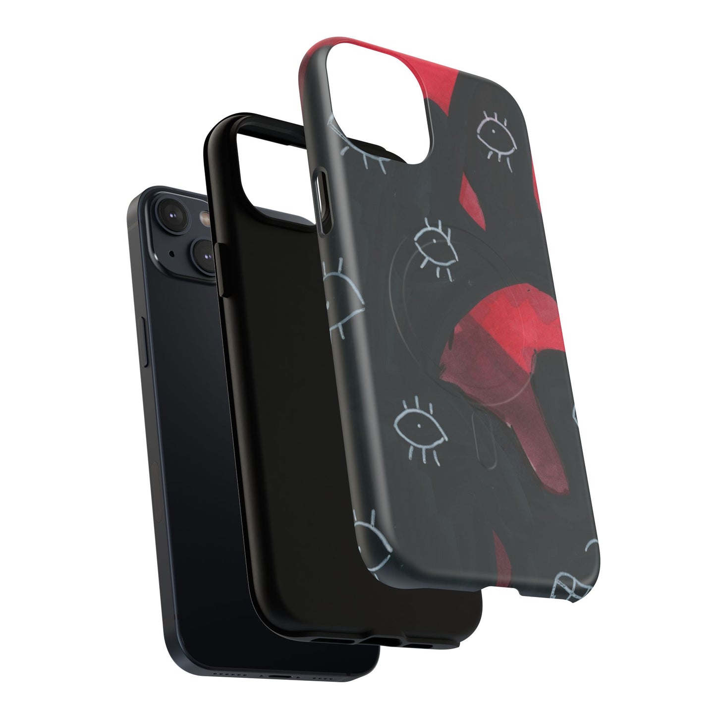 Eyeball Rage Tough Magnetic Cases