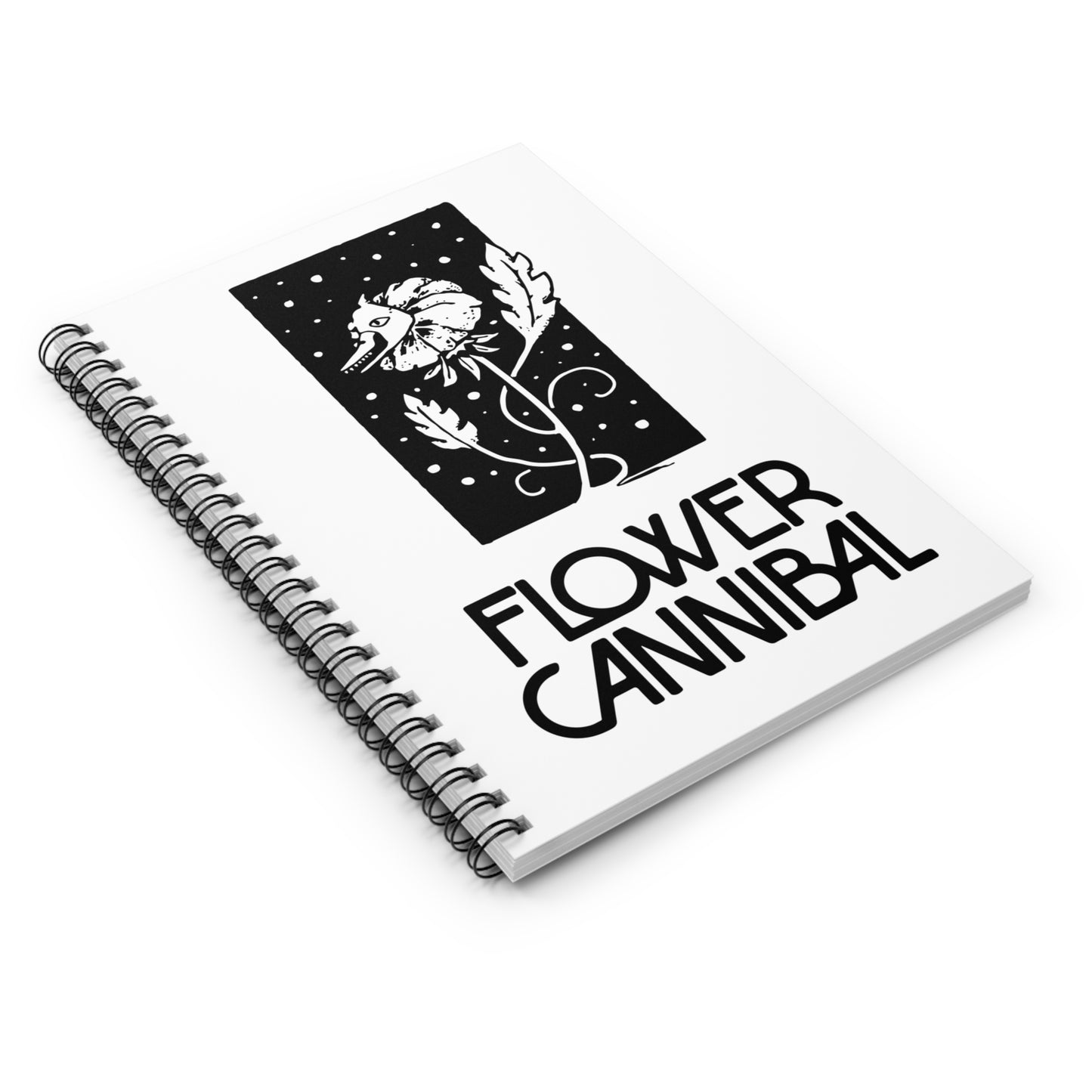 Spiral Notebook (Ruled Paper) - Flower Cannibal