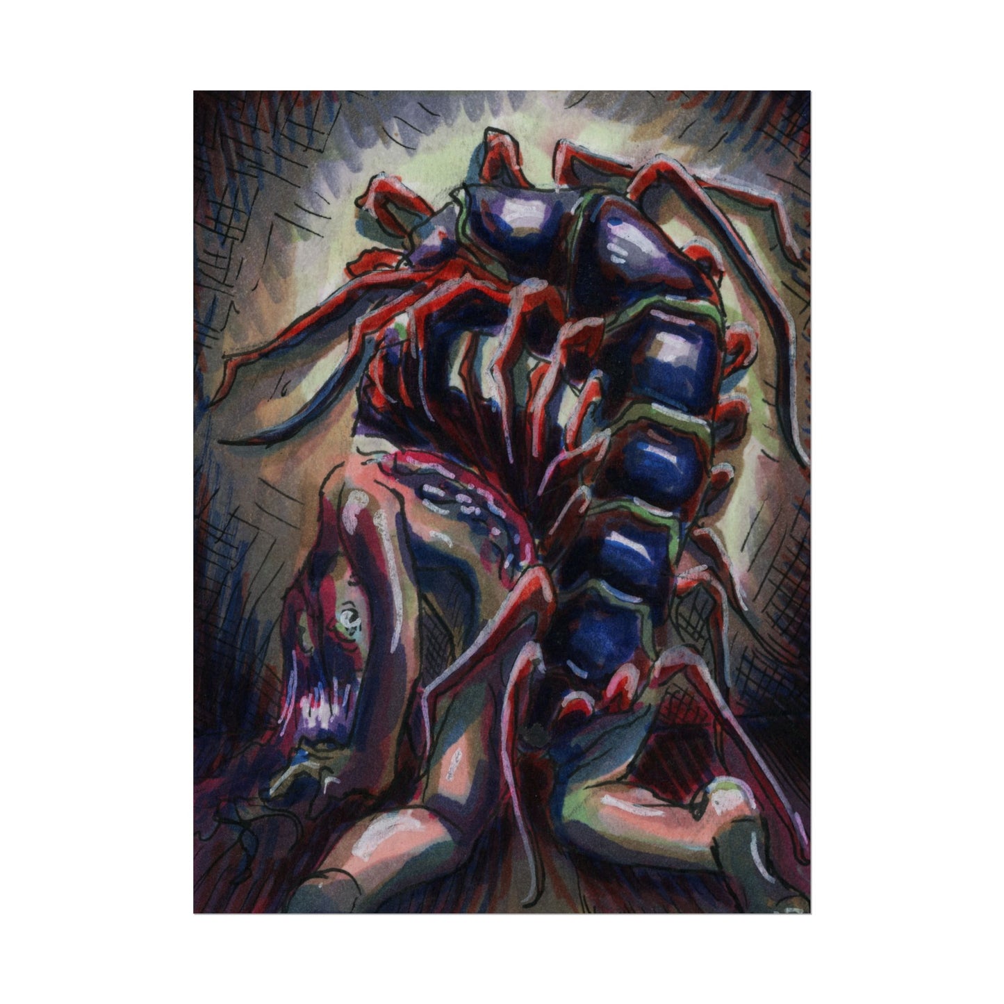 "Centipede Lady" poster