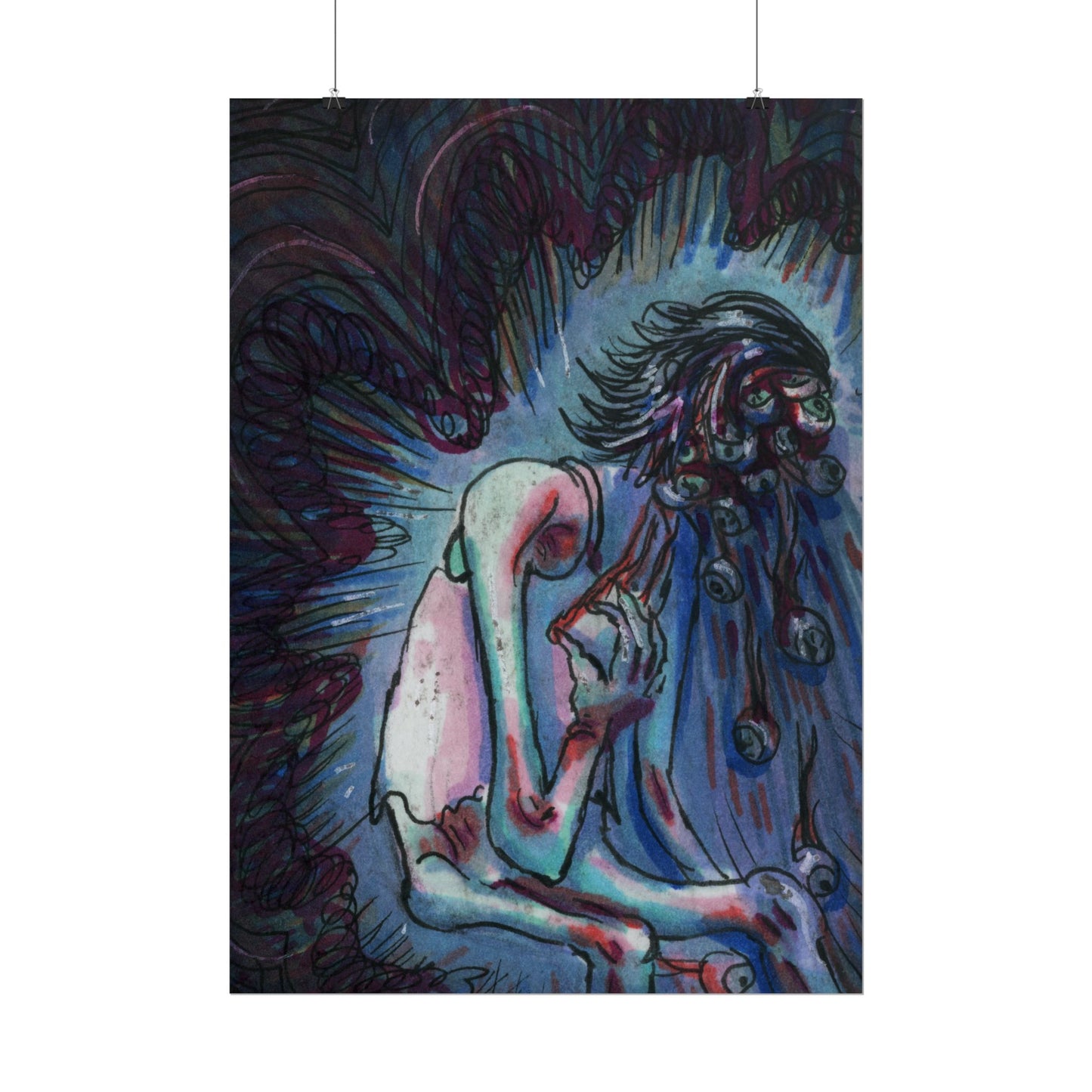 "Eyeball Vomit" poster