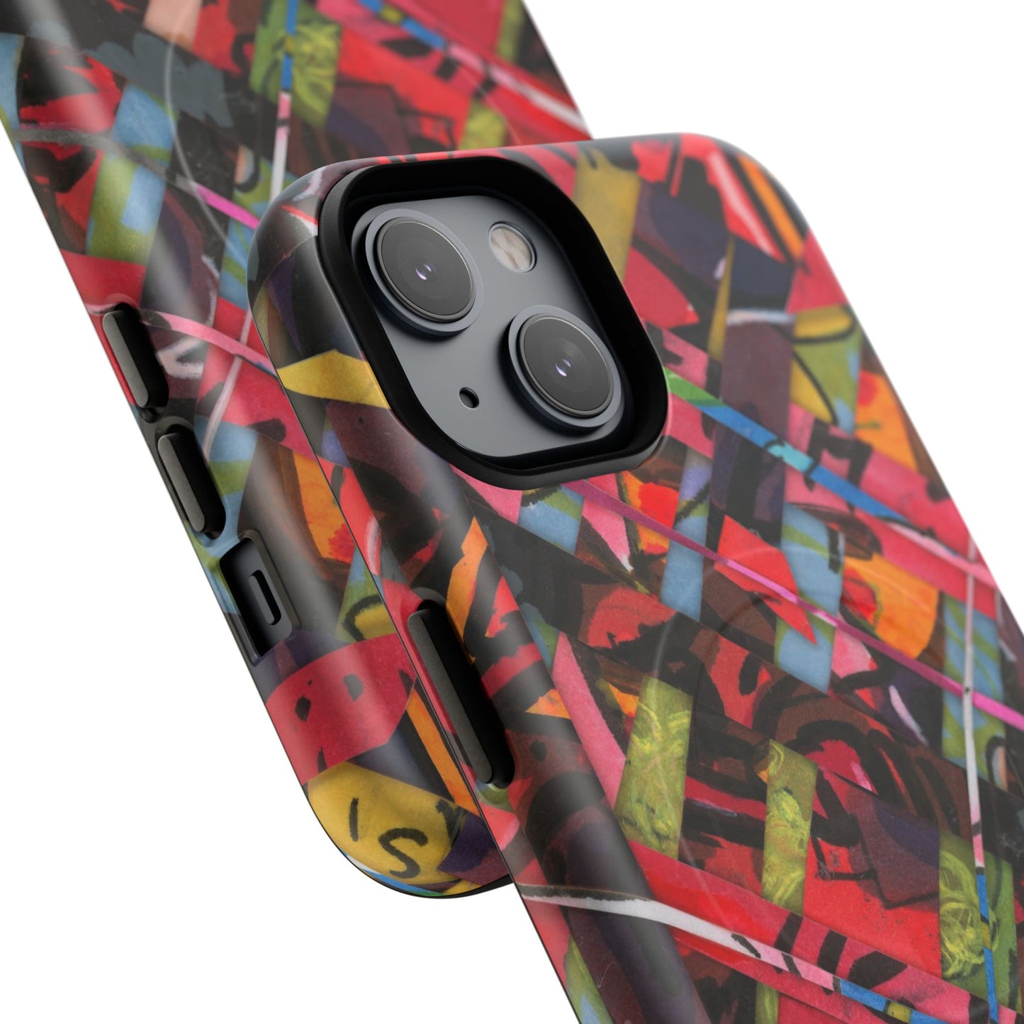 Abstracted Scraps Tough Magnetic Cases