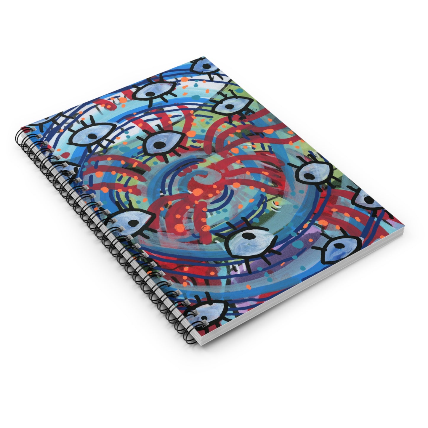 Eyeball Attack Spiral Notebook - Ruled Line