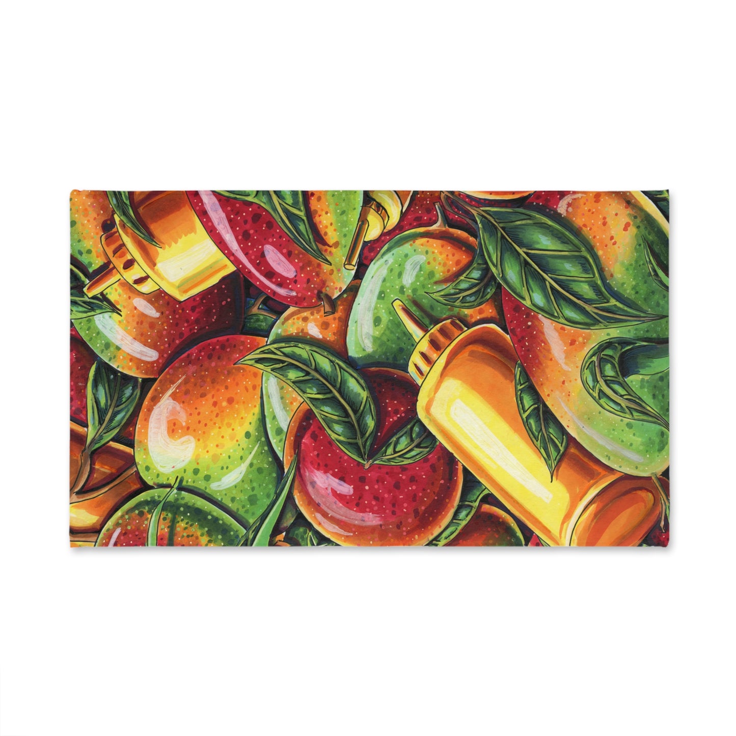 Mango Mustard hand towel