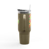 Mango Mustard Insulated Travel Mug, 40oz