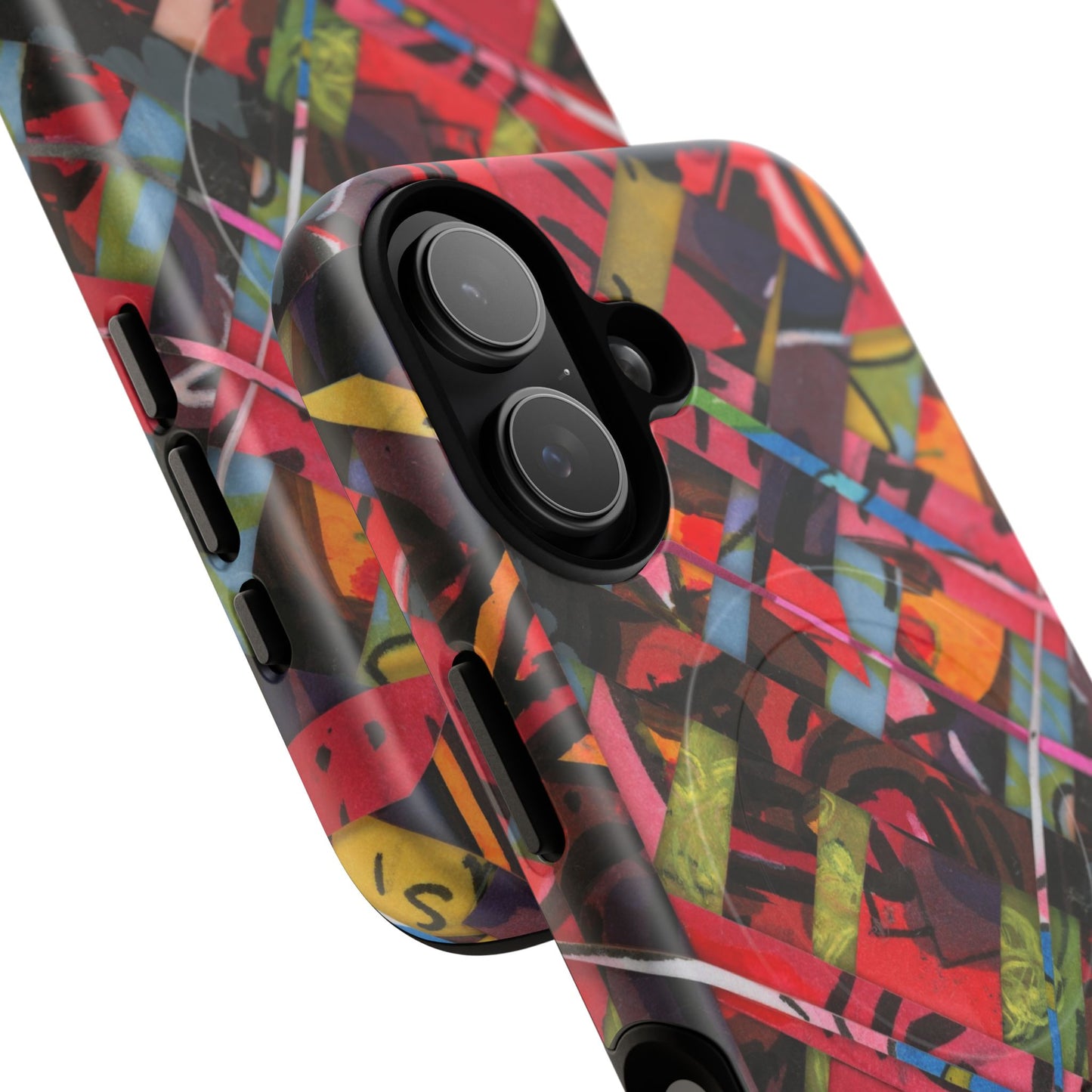 Abstracted Scraps Tough Magnetic Cases