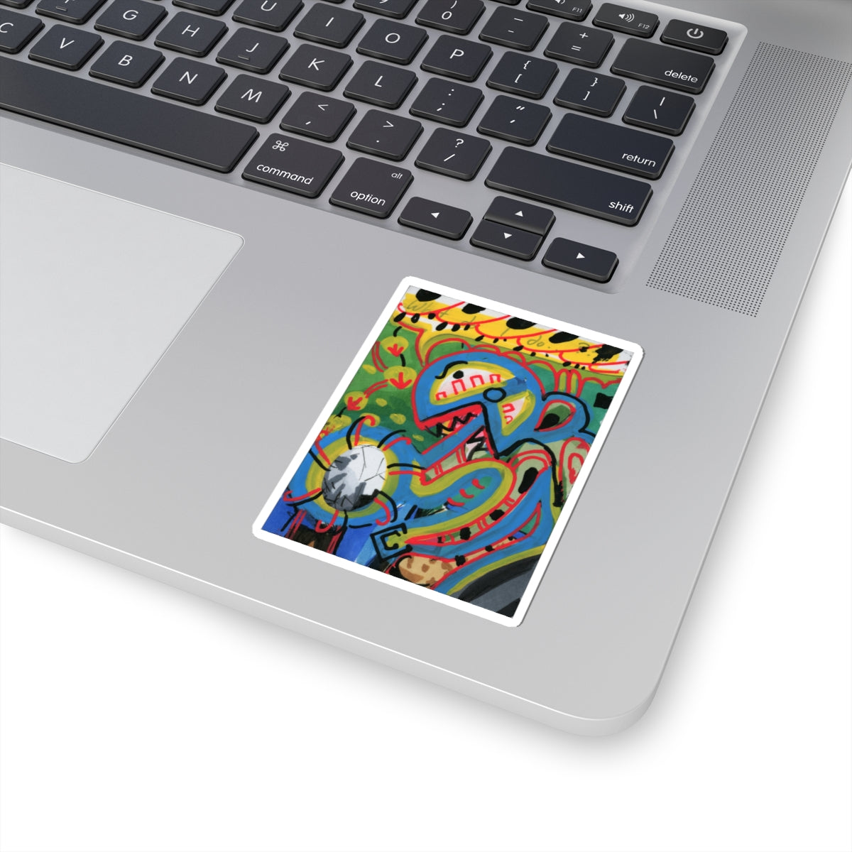 Color Blast Kiss-Cut Sticker