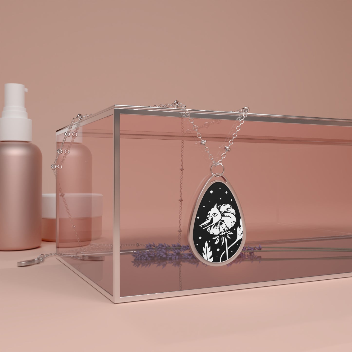 Oval Necklace - Flower Cannibal