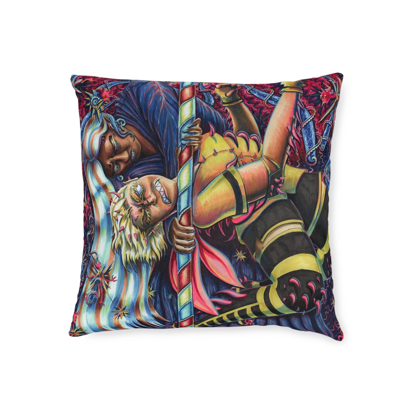 Square Pillow - Sister Duel