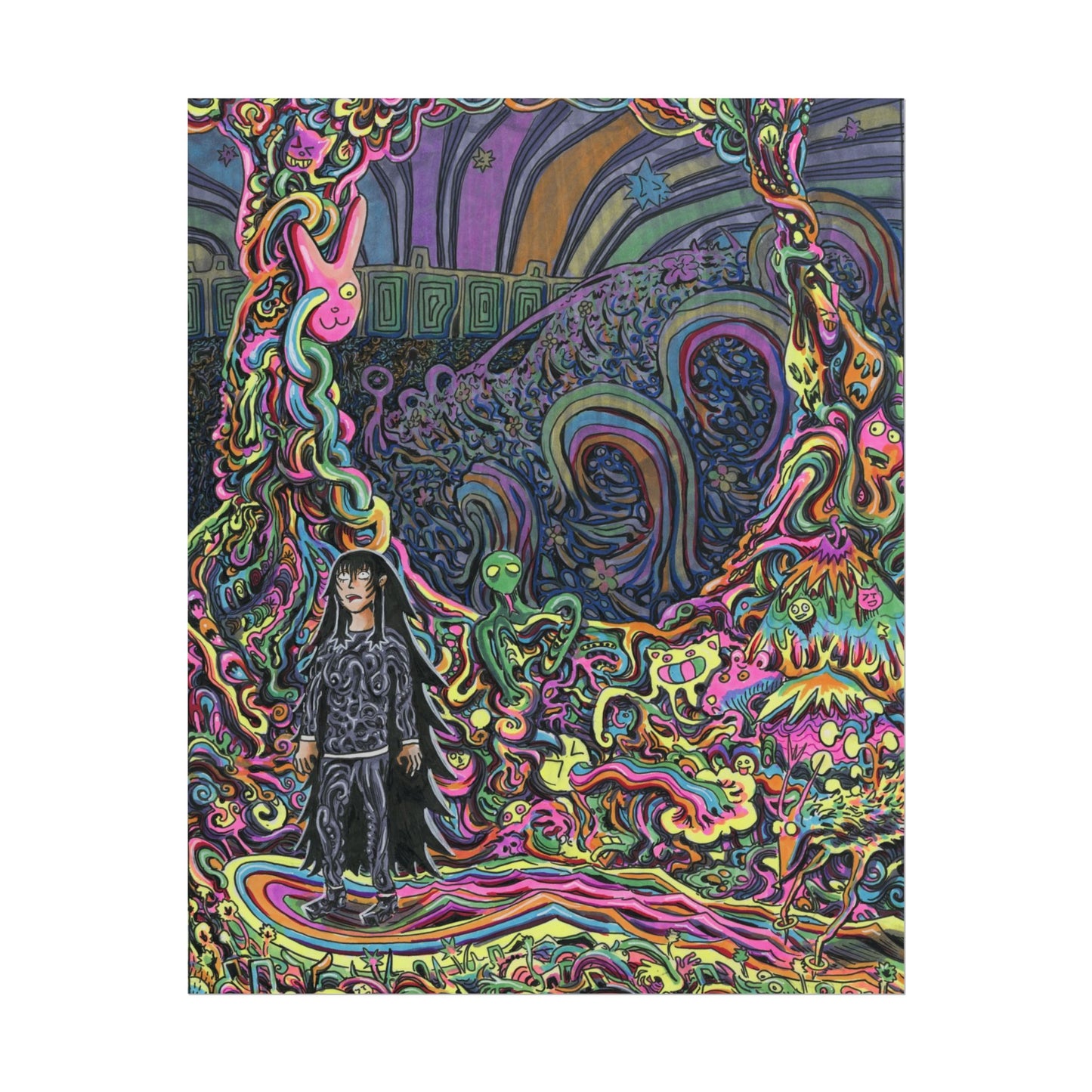 "Welcome to Floofle World" Print