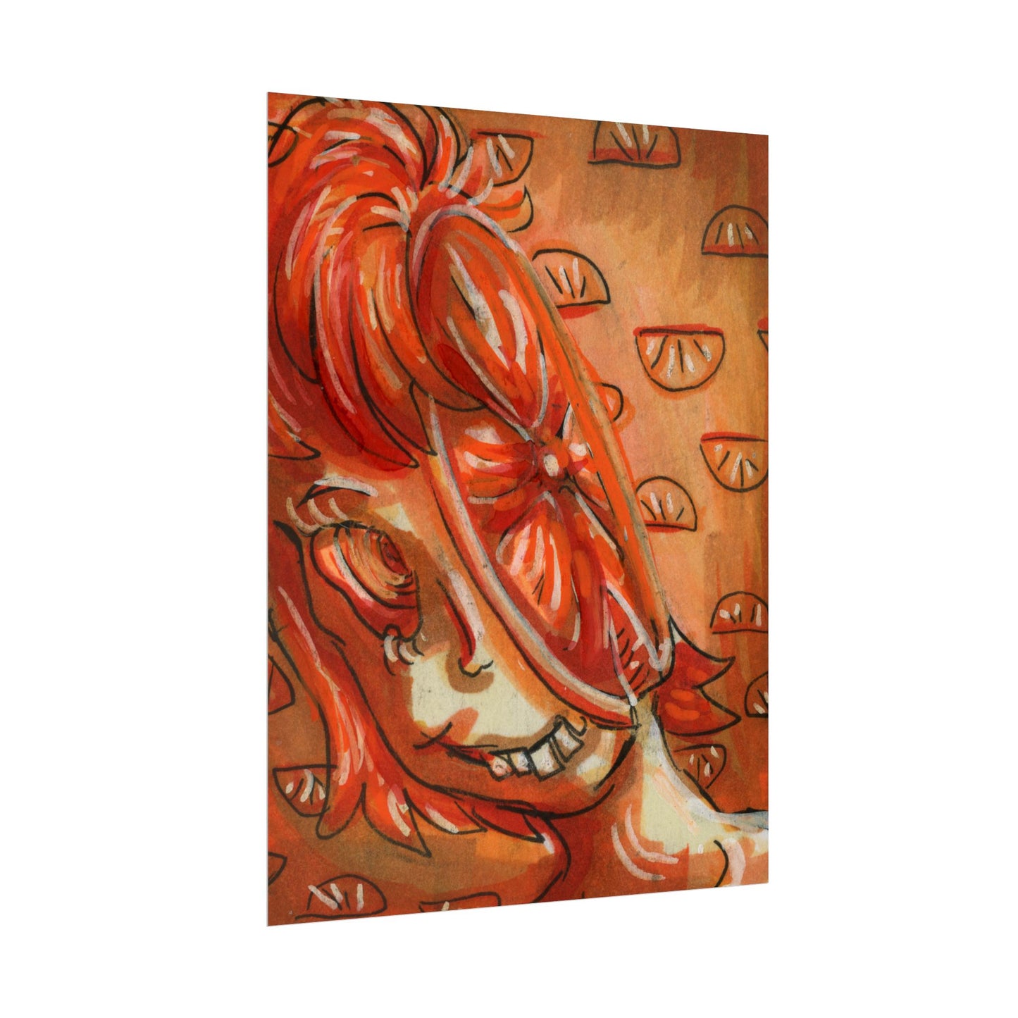 "Orange Brain" poster