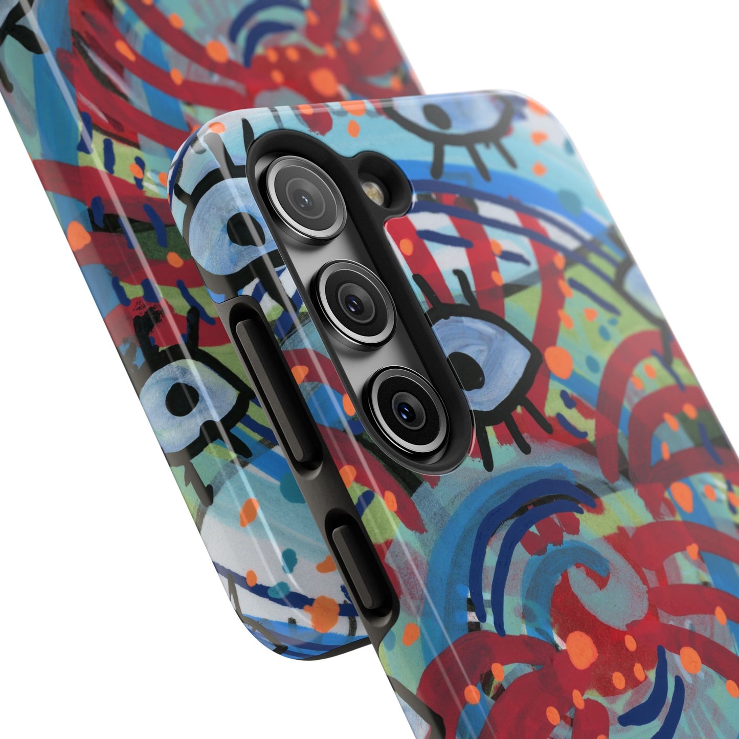 Eyeball Attack Tough Phone Cases
