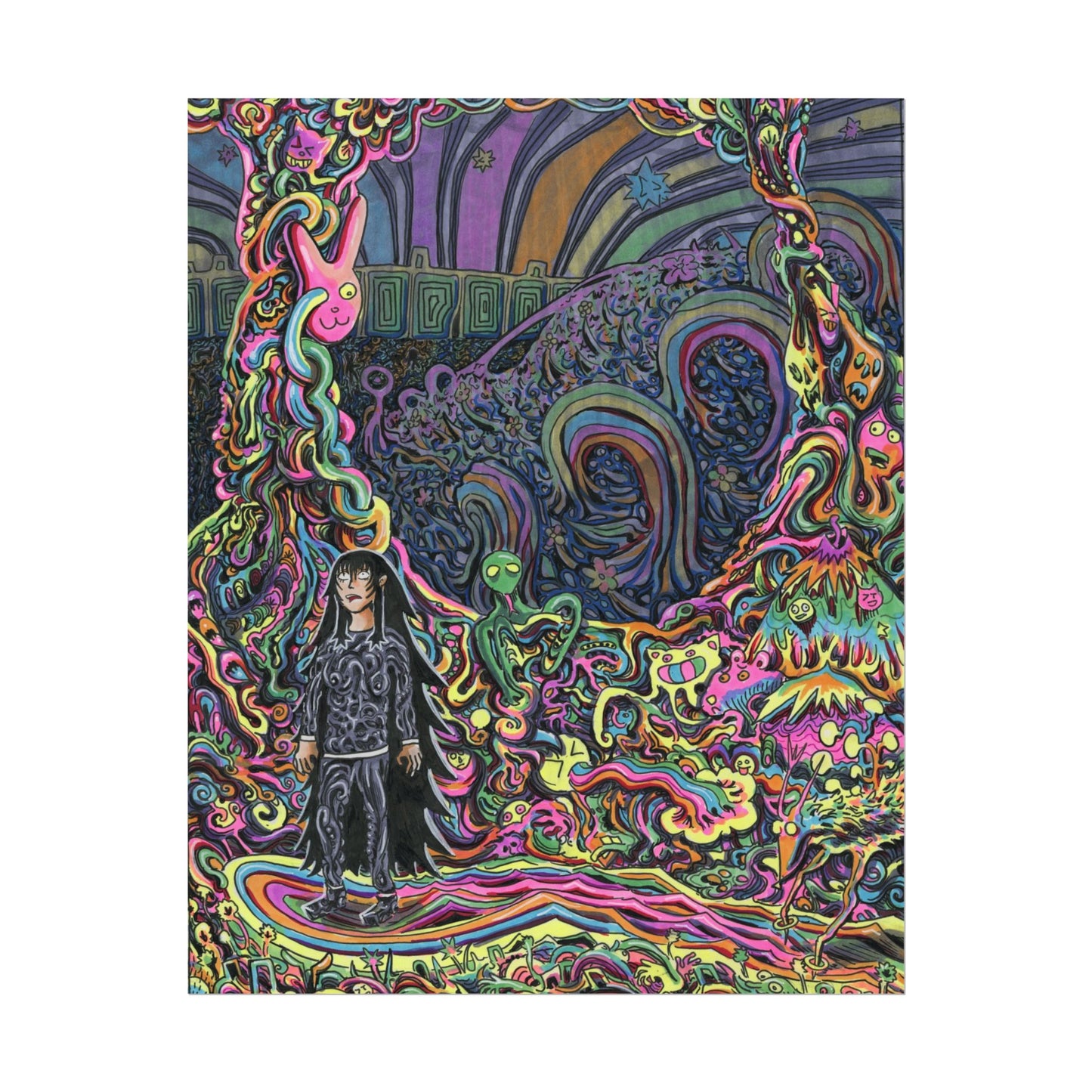 "Welcome to Floofle World" Print