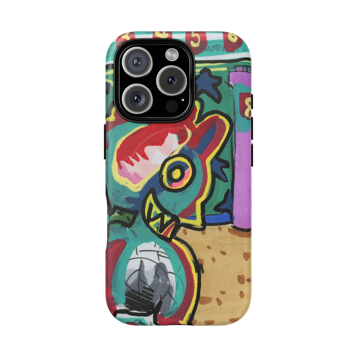 Smiley Creature Tough Magnetic Cases
