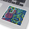 Bunny Dude Kiss-Cut Sticker