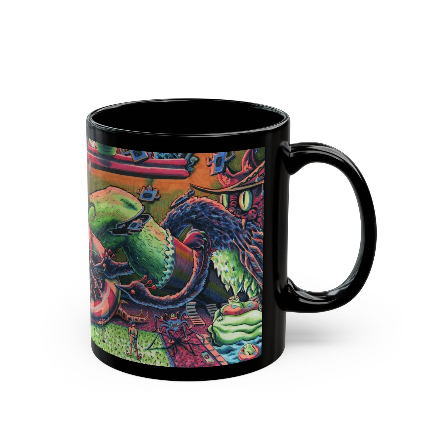 Black Mug (11oz, 15oz) - Early Bird