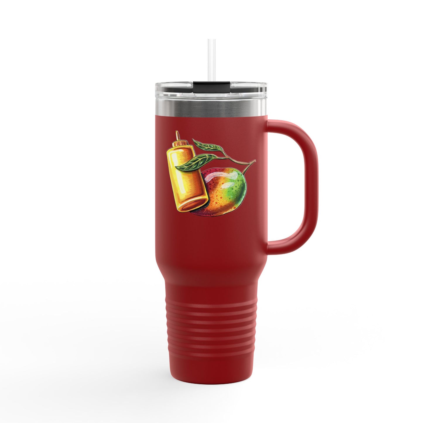 Mango Mustard Insulated Travel Mug, 40oz