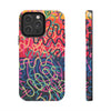Colorful Squiggly Lines Tough Phone Cases
