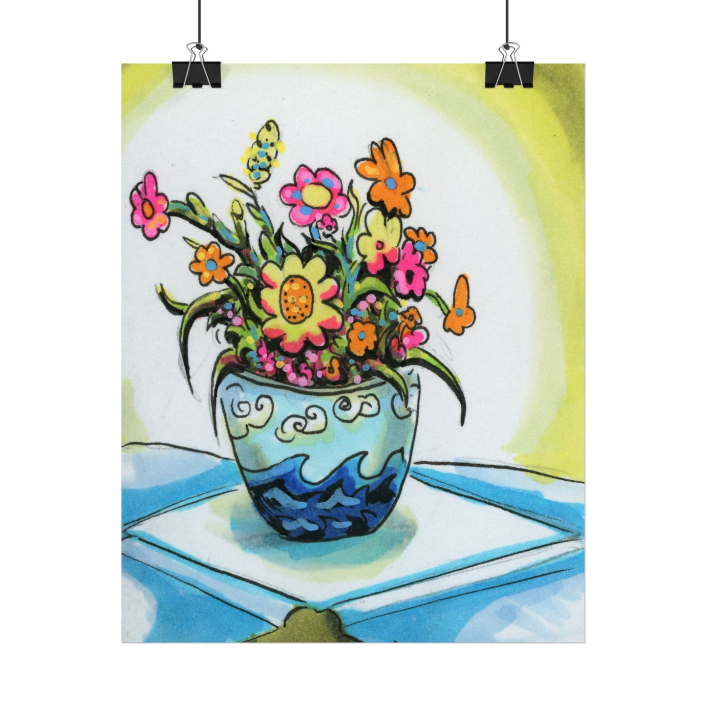 "Flower Vase" poster