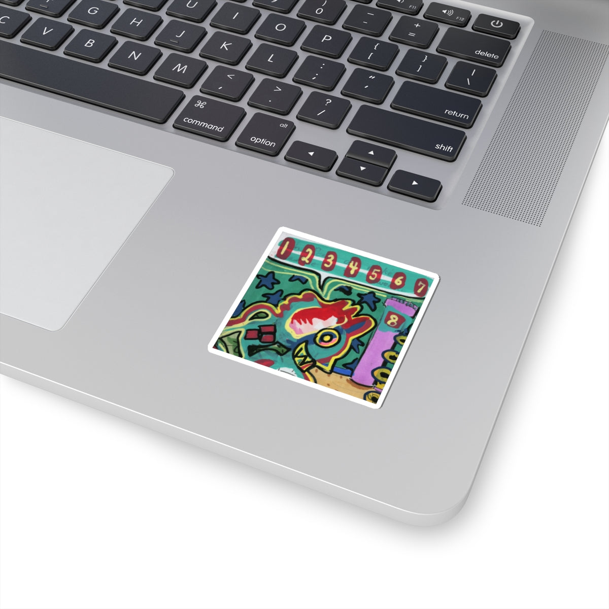 Smiley Creature Kiss-Cut Stickers