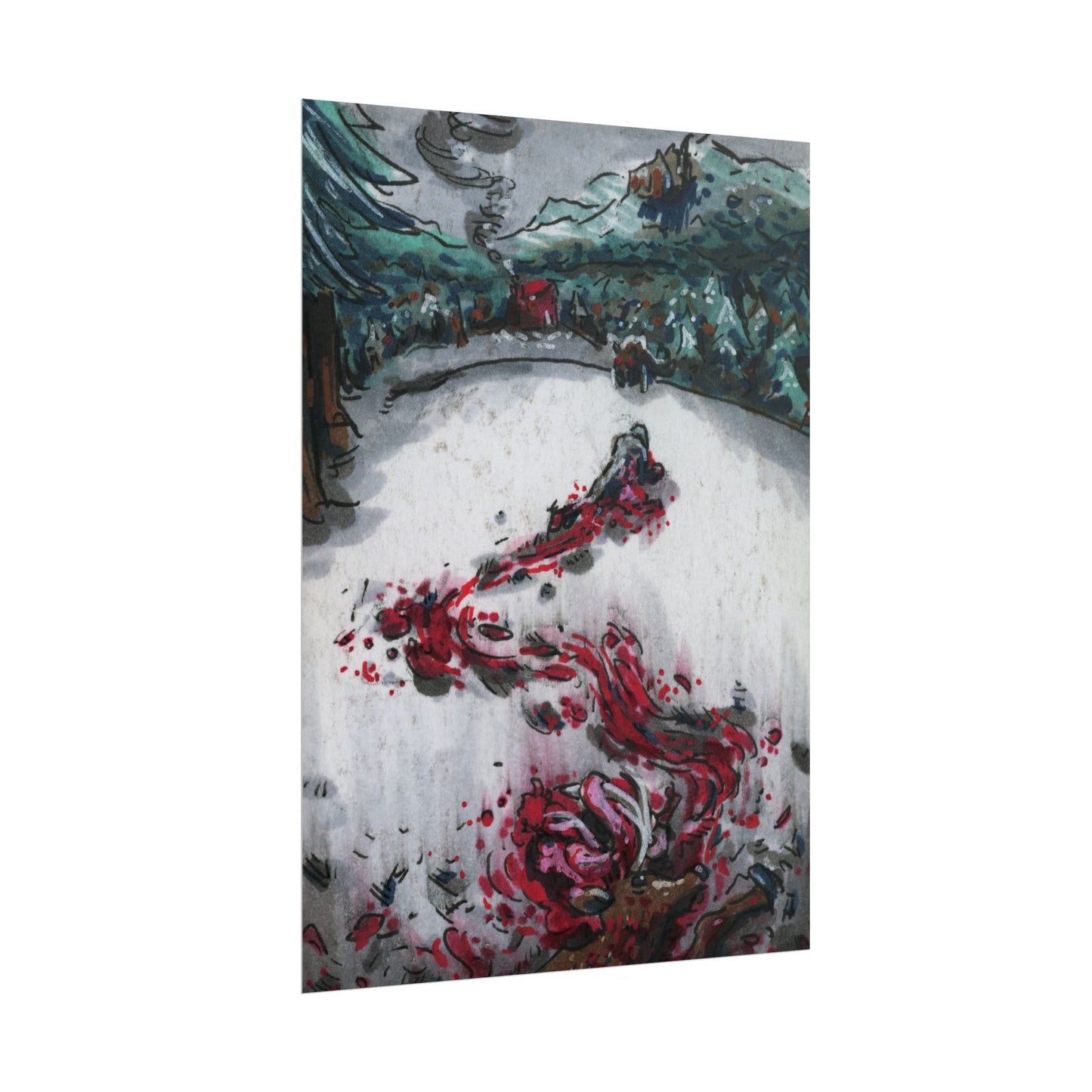 "Bloody Snow" poster