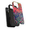 Colorful Squiggly Lines Tough Phone Cases
